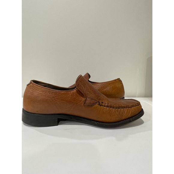 Dack’s Vintage Brown Leather Slip-On Loafers Hand Sewn 6H (fit like 7 wide) - Picture 16 of 16